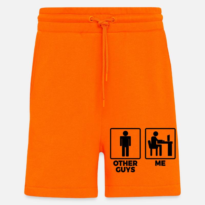 Other programmers and me - Shorts - made by SPREAD - SUNSET ORANGE