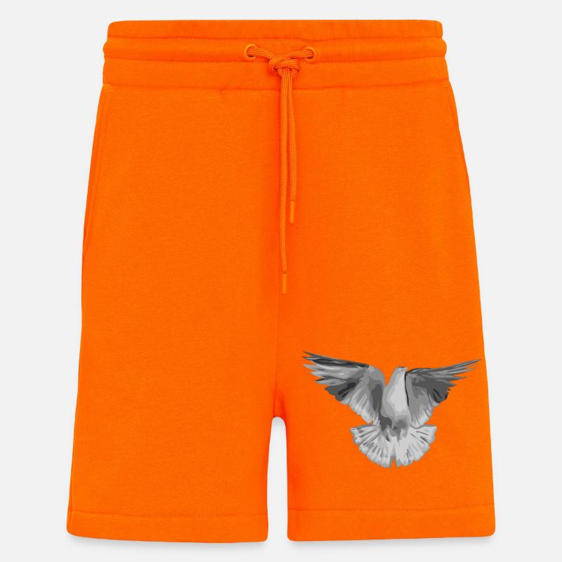 Taube hellgrau - Shorts - made by SPREAD - SUNSET ORANGE