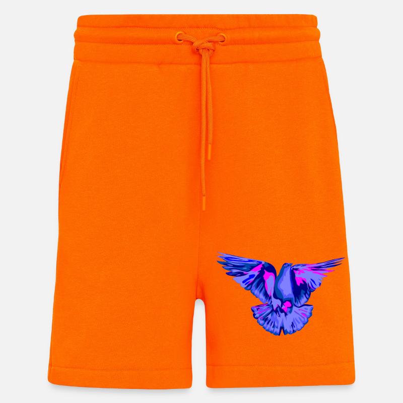 Taube blau - Shorts - made by SPREAD - SUNSET ORANGE