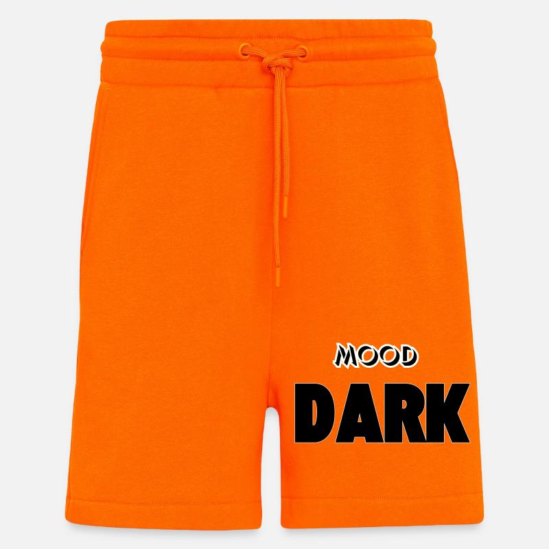 Ambiance : Sombre - Short bio décontracté fabriqué en UE - SUNSET ORANGE
