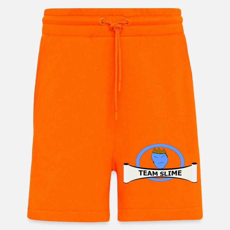 Team Slime Krone Logo - Shorts - made by SPREAD - SUNSET ORANGE