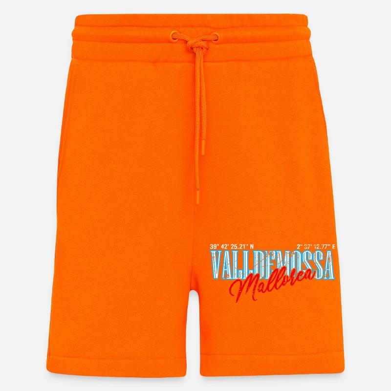 Mallorca Valldemossa - Shorts - made by SPREAD - SUNSET ORANGE