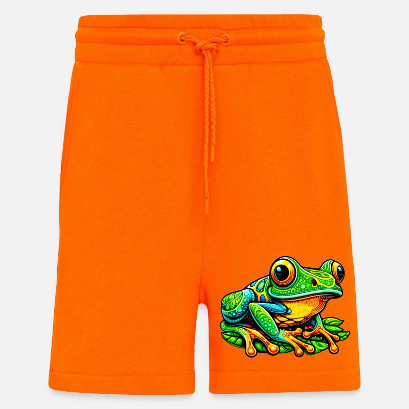 Frosch - Shorts - made by SPREAD - SUNSET ORANGE