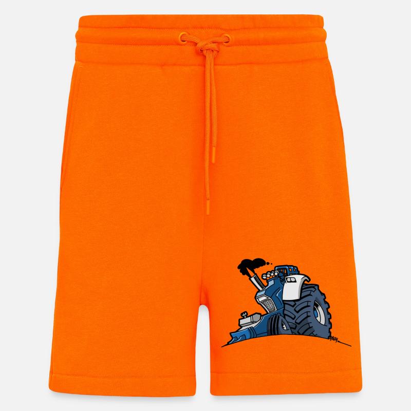 1293 DRAWSMALL BLAU - Shorts - made by SPREAD - SUNSET ORANGE
