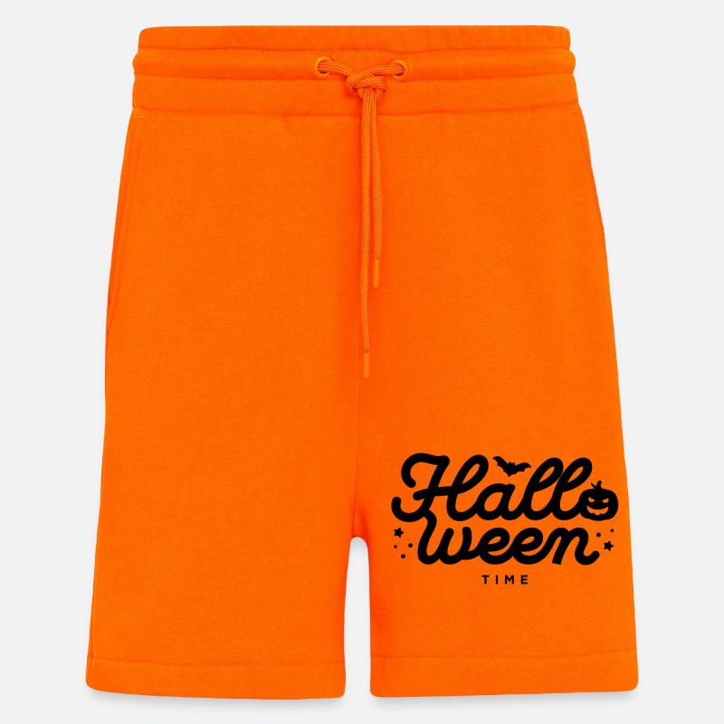 Abstraktes geometrisches Wellenmuster-Design - Shorts - made by SPREAD - SUNSET ORANGE