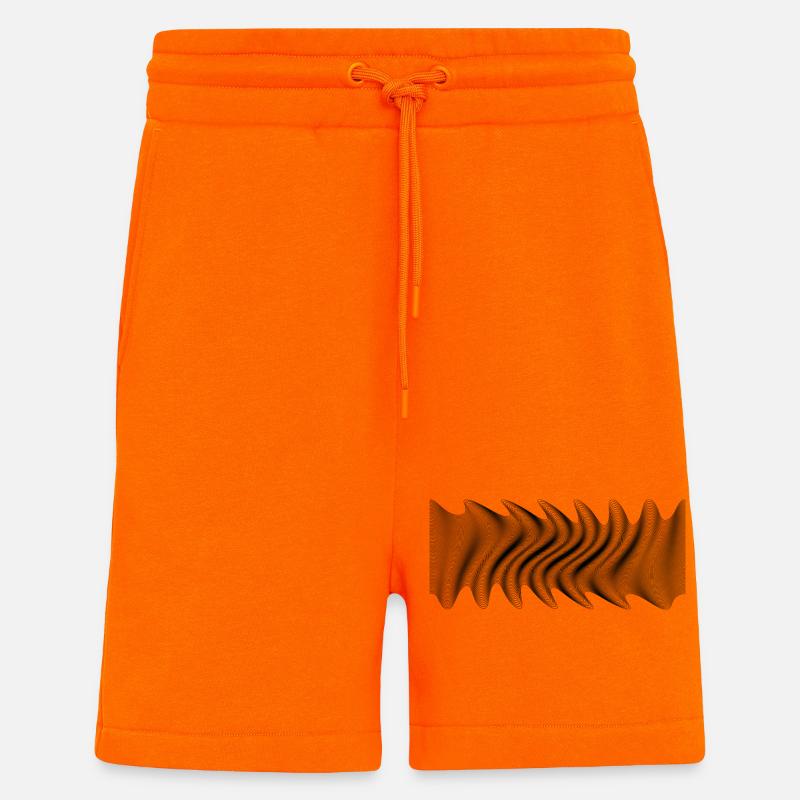 moorreee2 - Short bio décontracté fabriqué en UE - SUNSET ORANGE