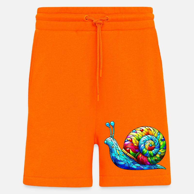 Snail - Shorts - made by SPREAD - SUNSET ORANGE