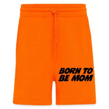 Née pour être Maman - Short bio décontracté fabriqué en UE - SUNSET ORANGE - Devant