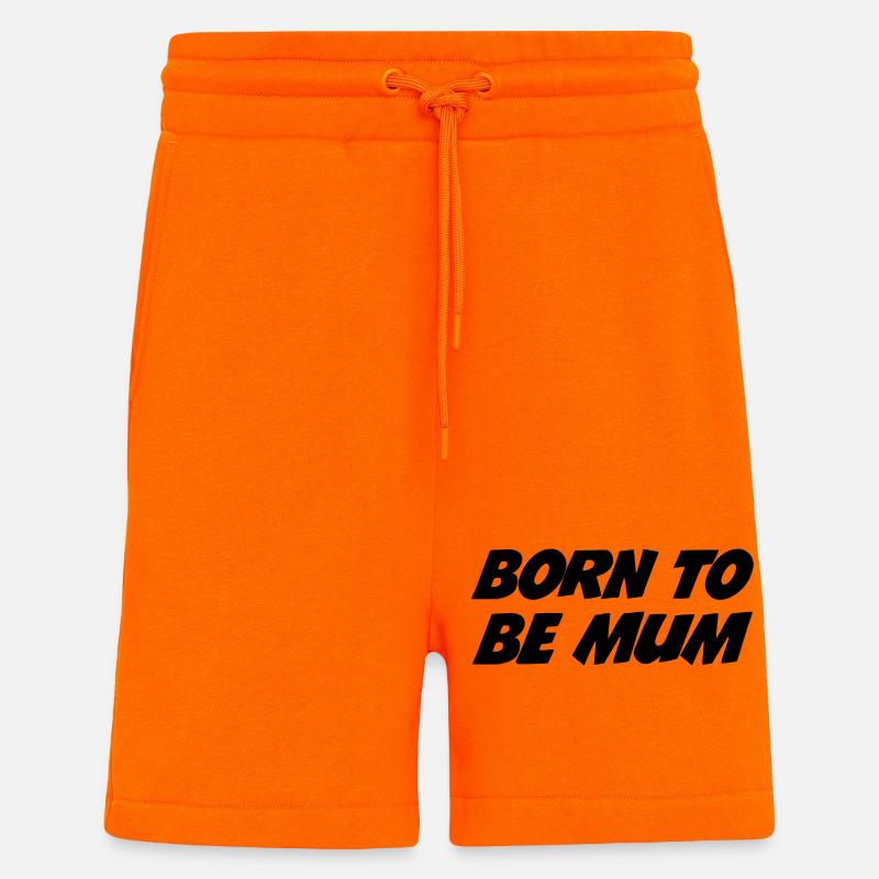 Geboren, um Mutter zu sein - Shorts - made by SPREAD - SUNSET ORANGE