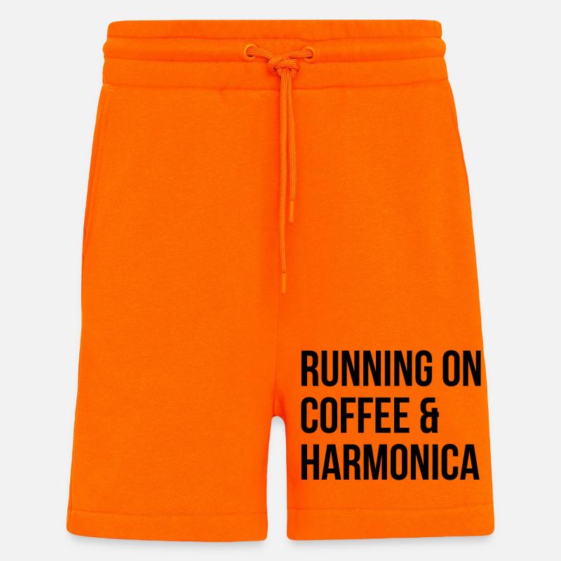 Harmonica Harmonica Harmonica - Short bio décontracté fabriqué en UE - SUNSET ORANGE