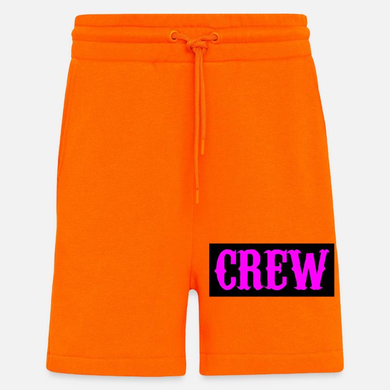 Crew 02 - Shorts - made by SPREAD - SUNSET ORANGE