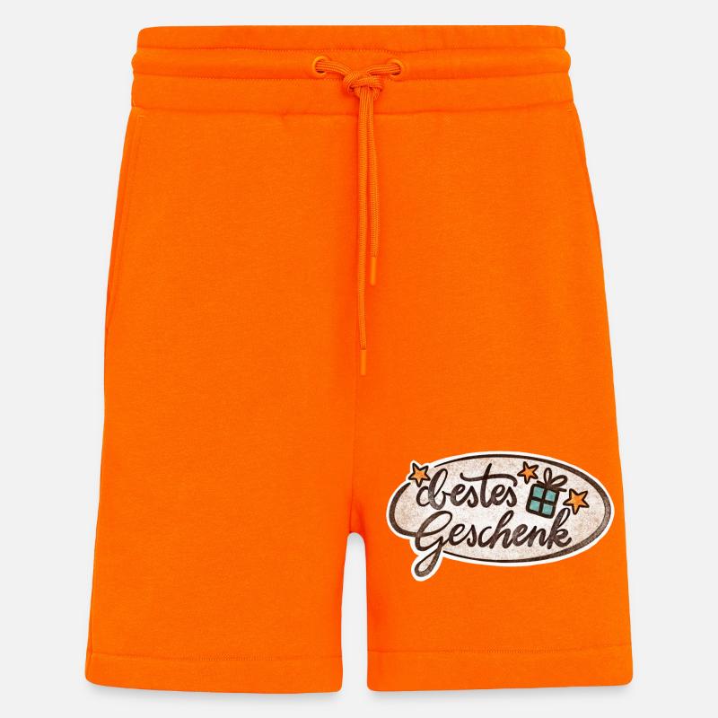 Bestes Geschenk - Shorts - made by SPREAD - SUNSET ORANGE