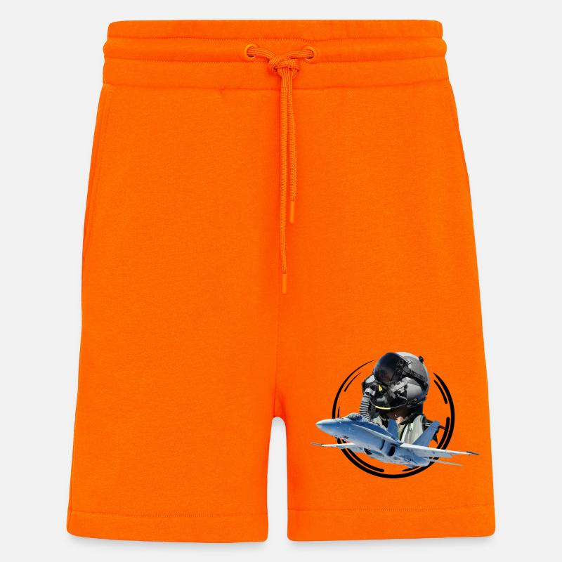 Pilot - Shorts - made by SPREAD - SUNSET ORANGE