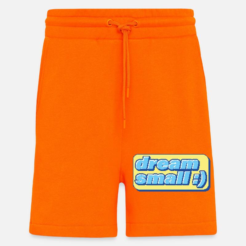 Retro Pixel Dream – Ironische Motivation - Shorts - made by SPREAD - SUNSET ORANGE