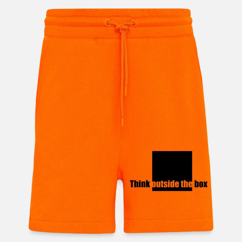 Think Outside The Box - Shorts - made by SPREAD - SUNSET ORANGE