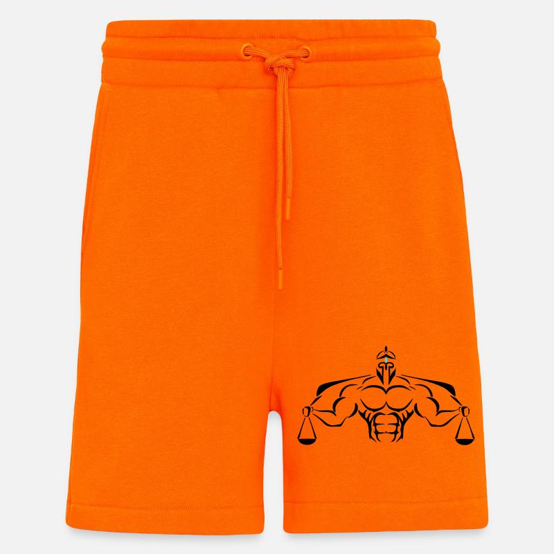 Alpha Scale Deluxe - Shorts - made by SPREAD - SUNSET ORANGE