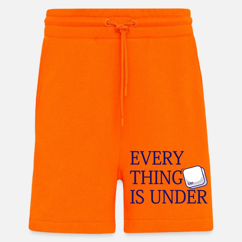 Everything Is Under Ctrl - Shorts - made by SPREAD - SUNSET ORANGE