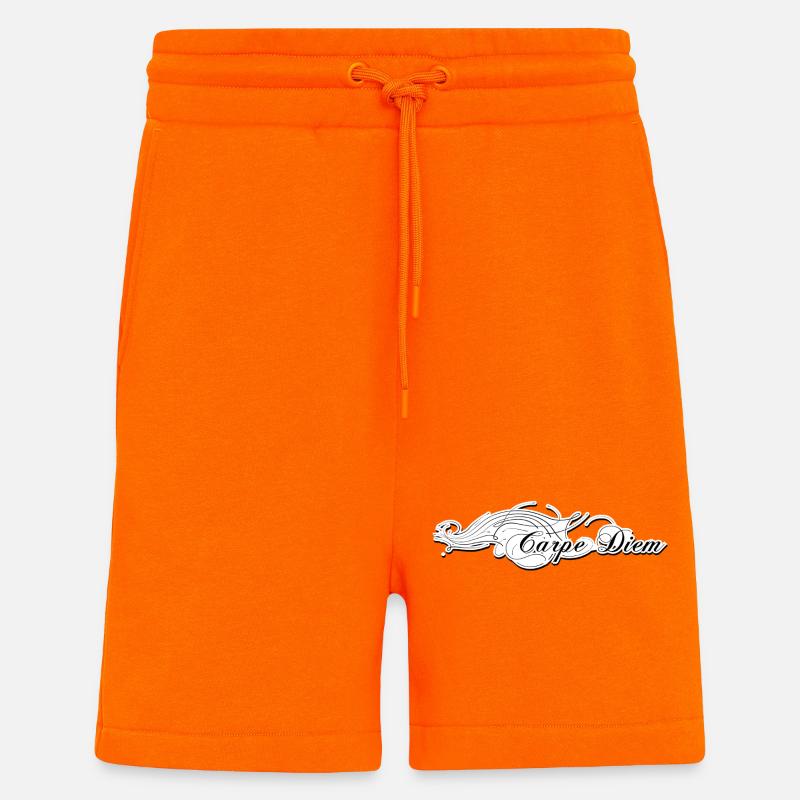 Carpe Diem - Short bio décontracté fabriqué en UE - SUNSET ORANGE