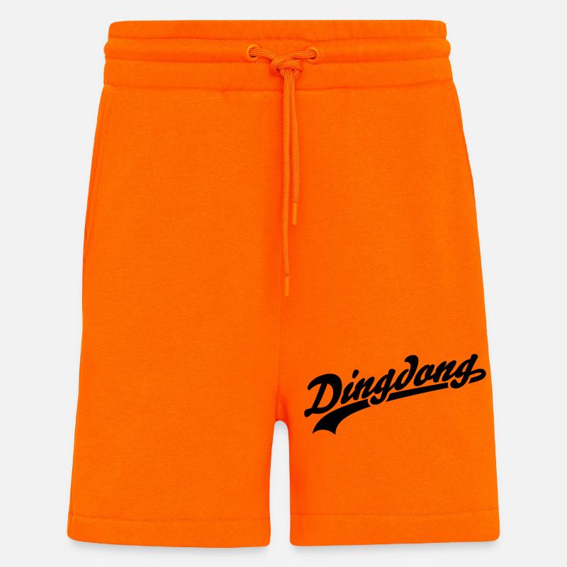Dingdong - Short bio décontracté fabriqué en UE - SUNSET ORANGE