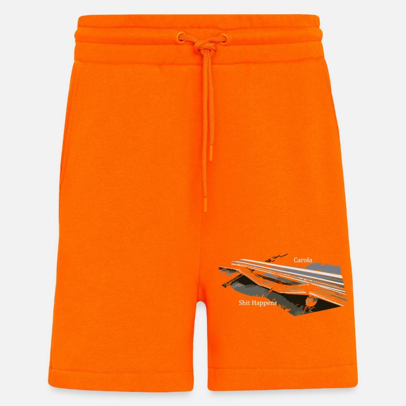 Brückeneinsturz Carola - Shorts - made by SPREAD - SUNSET ORANGE