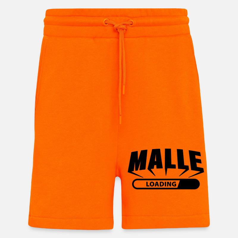 Malle loading - Shorts - made by SPREAD - SUNSET ORANGE