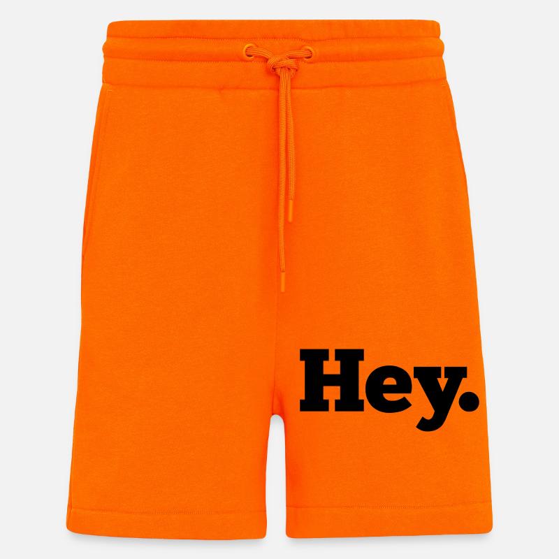 Hé - Short bio décontracté fabriqué en UE - SUNSET ORANGE