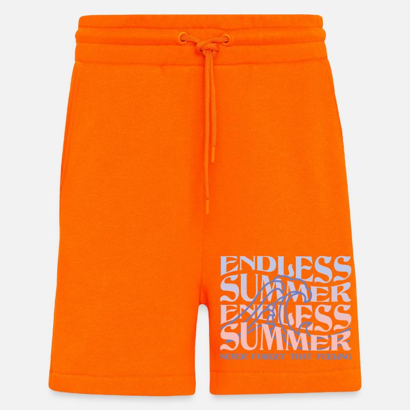 Endless Summer – Wellen & Beach Vibes - Shorts - made by SPREAD - SUNSET ORANGE
