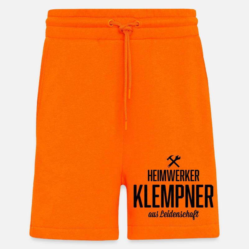 Heimwerker Klempner - Shorts - made by SPREAD - SUNSET ORANGE
