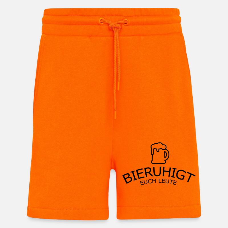 Bieruhigt euch Leute - Shorts - made by SPREAD - SUNSET ORANGE