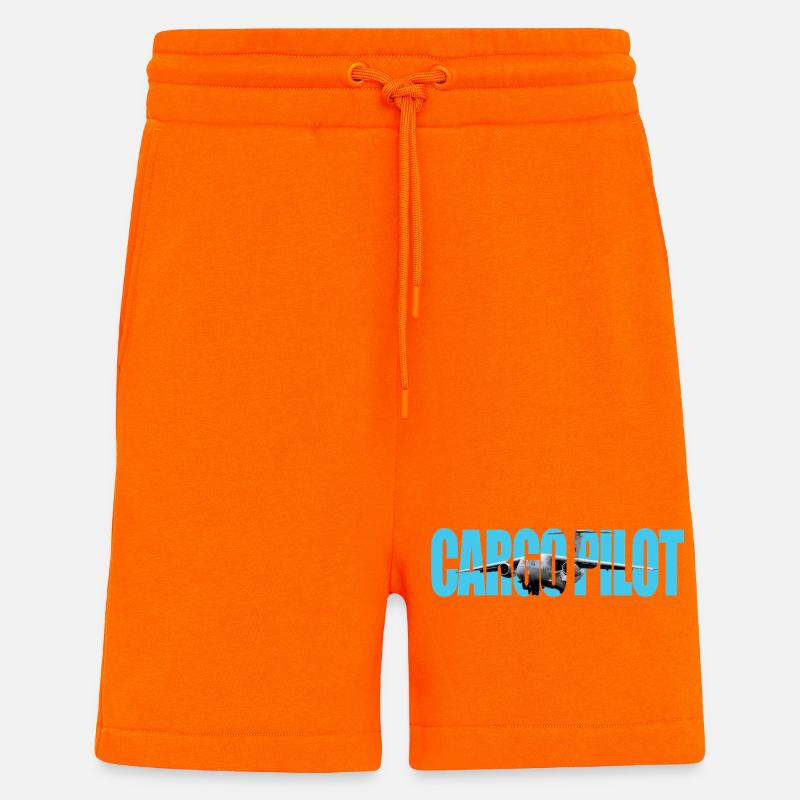 Cargo pilot C-390 - Shorts - made by SPREAD - SUNSET ORANGE