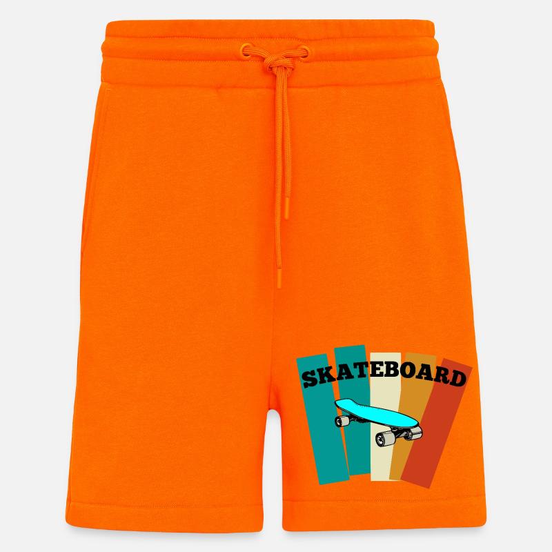 Skateboard - Shorts - made by SPREAD - SUNSET ORANGE