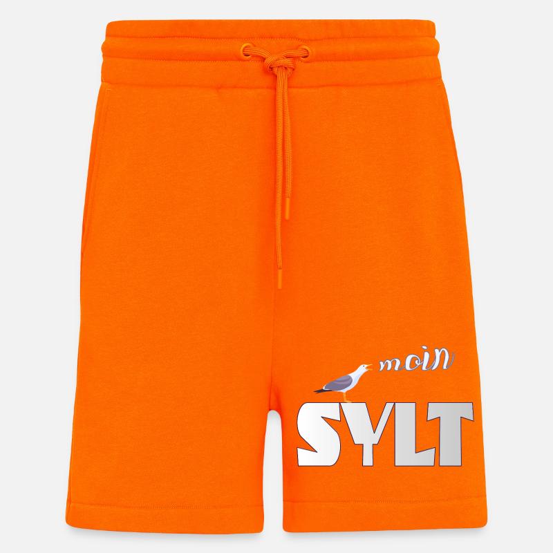 Sylt Möwe & Moin Design - Shorts - made by SPREAD - SUNSET ORANGE