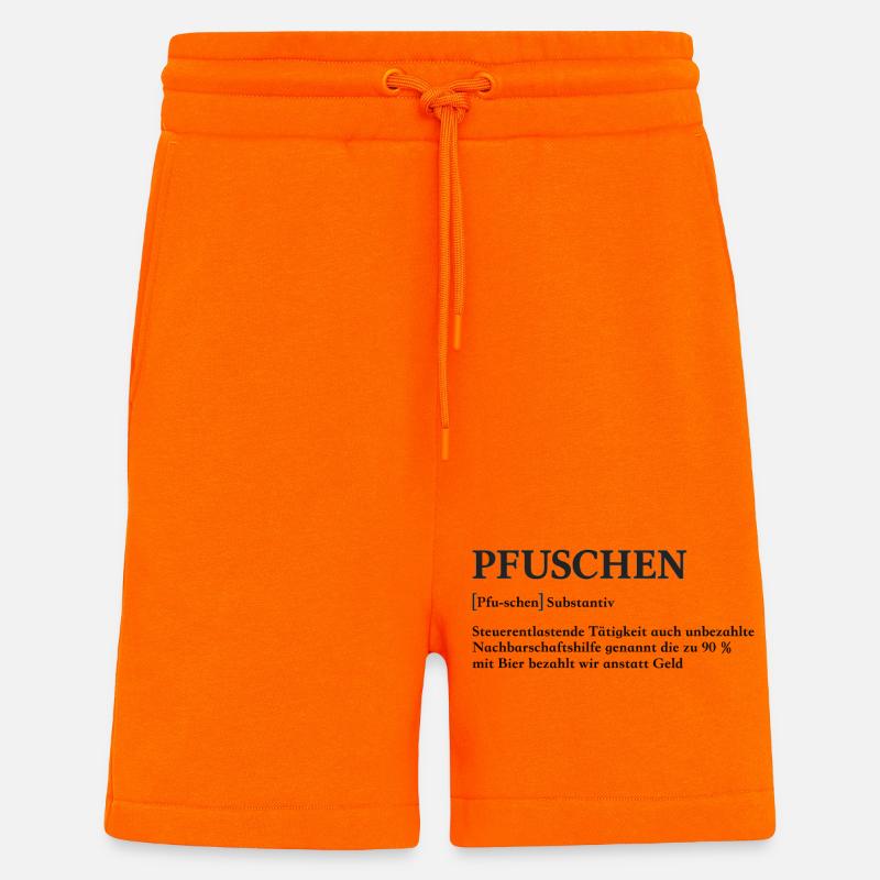 Botched Definition - Shorts - made by SPREAD - SUNSET ORANGE