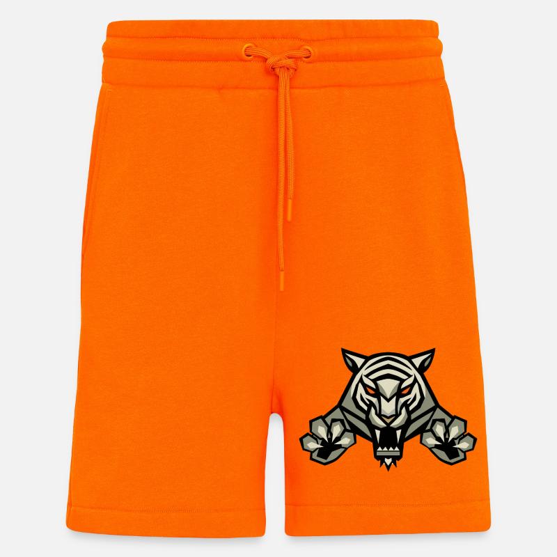 TIGER LEVEL 2 - Shorts - made by SPREAD - SUNSET ORANGE