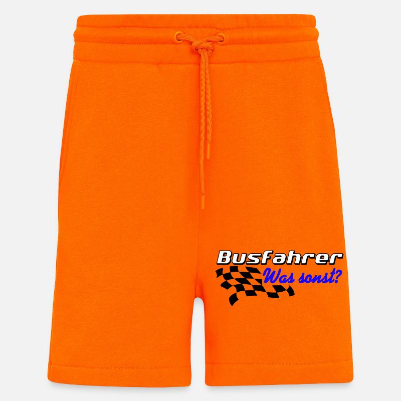 Bus driver , what else ? .......................... - Shorts - made by SPREAD - SUNSET ORANGE