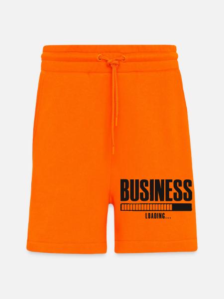 Business Loading Online Business Affiliate - Shorts - made by SPREAD - SUNSET ORANGE