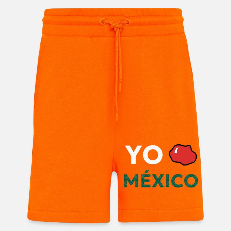 YO AMO MEXIKO - Shorts - made by SPREAD - SUNSET ORANGE