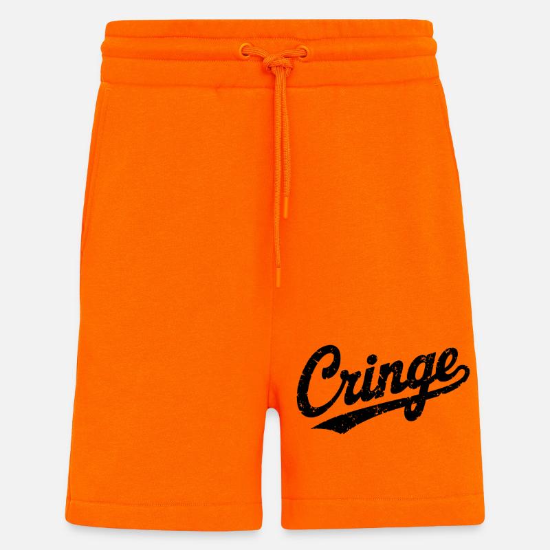 Dicton - Short bio décontracté fabriqué en UE - SUNSET ORANGE