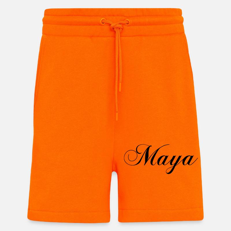 Maya, individuelles Design eleganter Stil - Shorts - made by SPREAD - SUNSET ORANGE