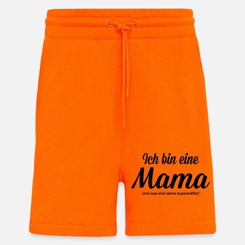 Mama mit Superkraft - Shorts - made by SPREAD - SUNSET ORANGE