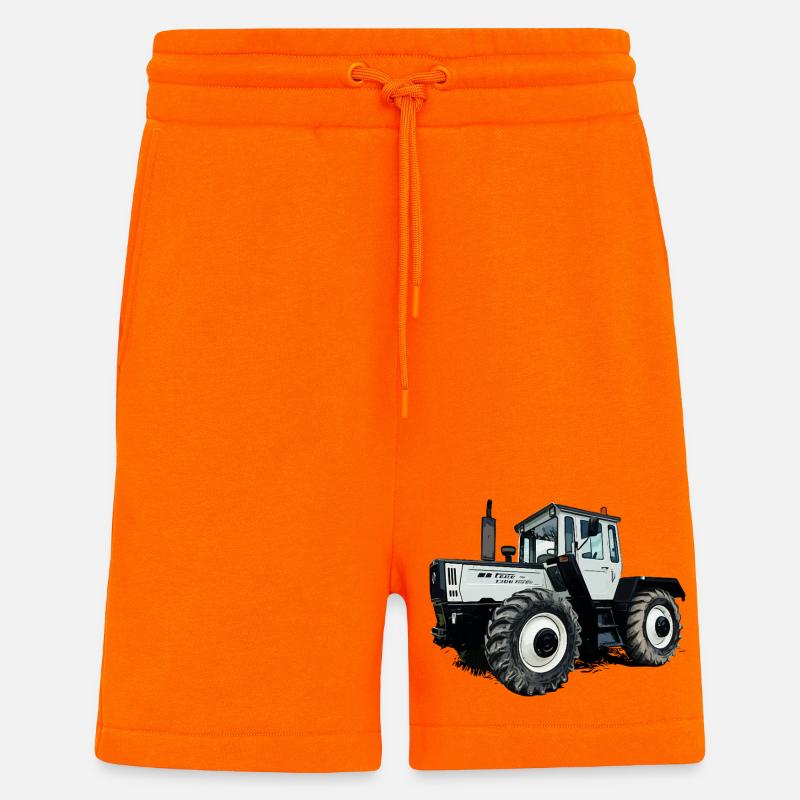 Ackerlegende in Grau - Shorts - made by SPREAD - SUNSET ORANGE