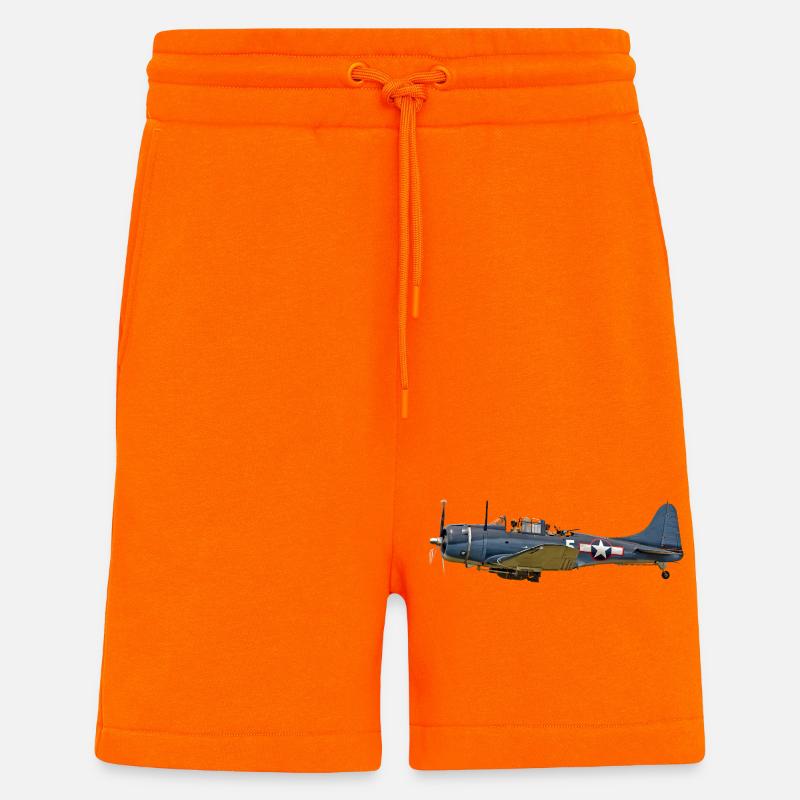 SBD Dauntless - Shorts - made by SPREAD - SUNSET ORANGE