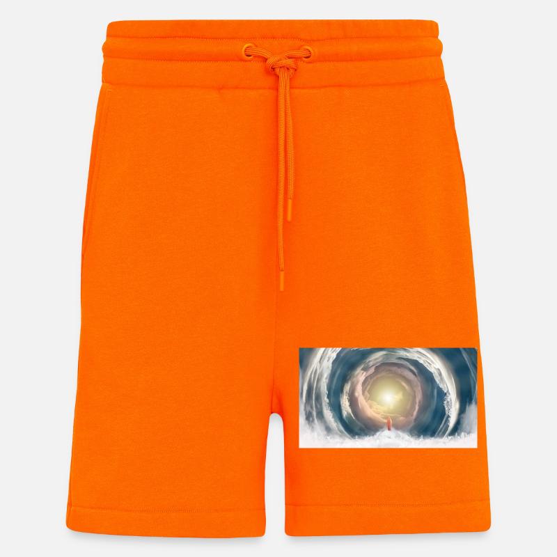 Himmlischer Lichtstrahl - Shorts - made by SPREAD - SUNSET ORANGE
