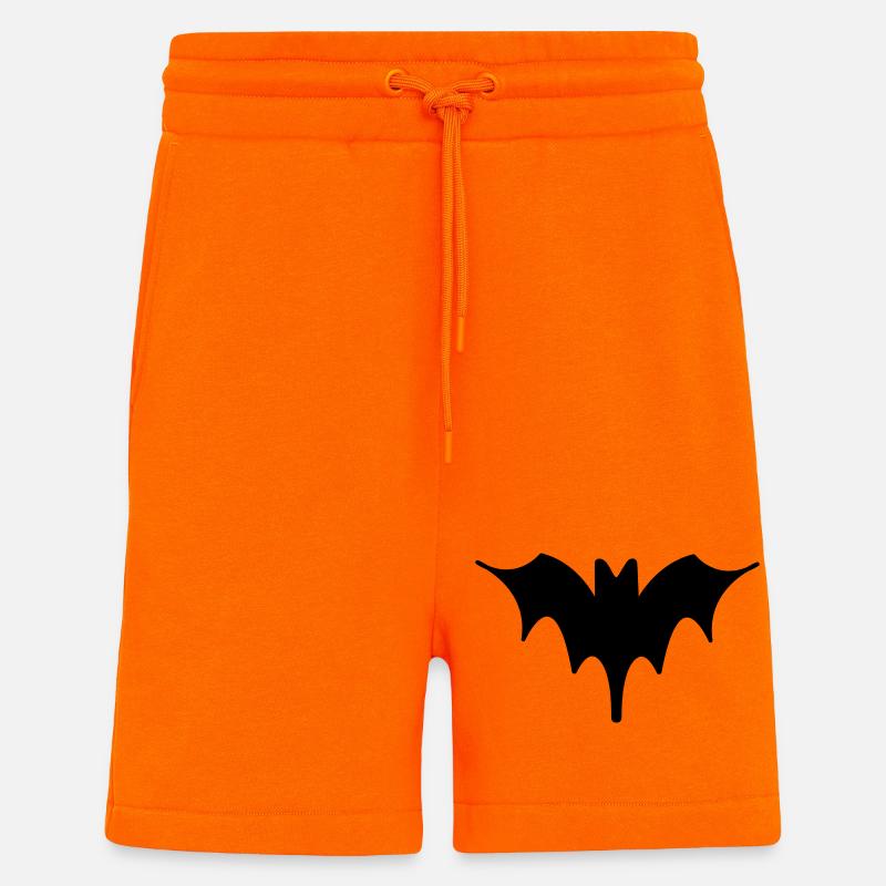Fledermaus Halloween Kunst 3 - Shorts - made by SPREAD - SUNSET ORANGE