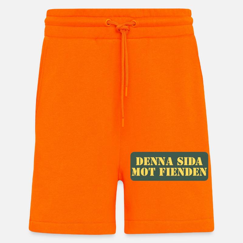 Diese Seite gegen den Feind - Shorts - made by SPREAD - SUNSET ORANGE