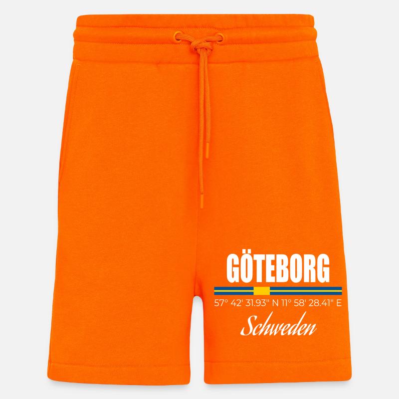 Göteborg - Shorts - made by SPREAD - SUNSET ORANGE