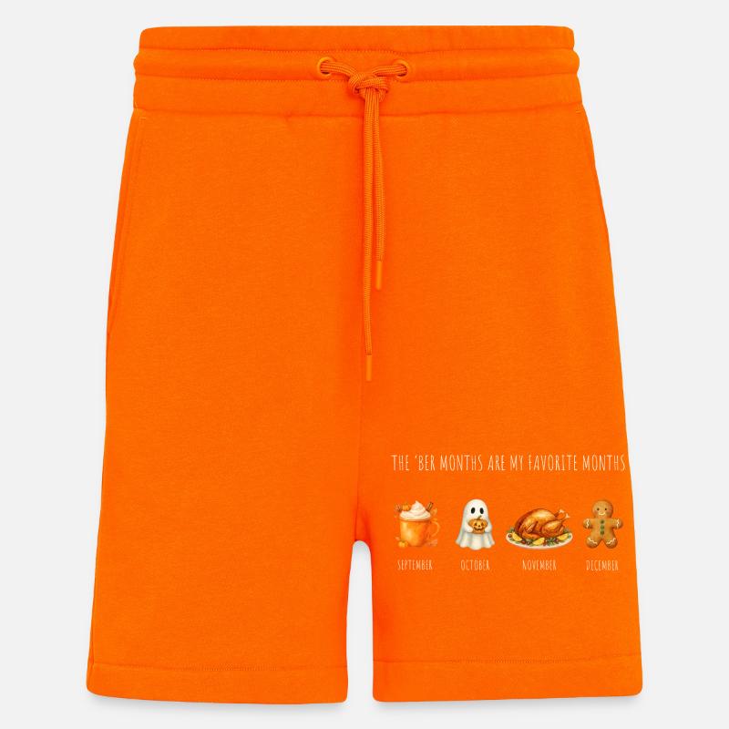 Die Ber-Monate sind meine Lieblingsmonate - Shorts - made by SPREAD - SUNSET ORANGE