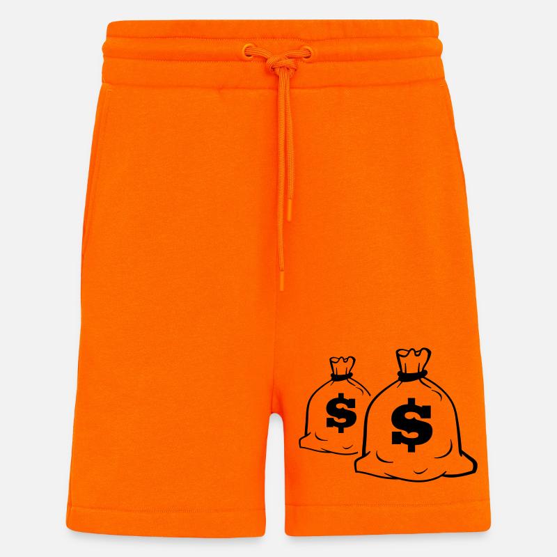 équipage - Short bio décontracté fabriqué en UE - SUNSET ORANGE