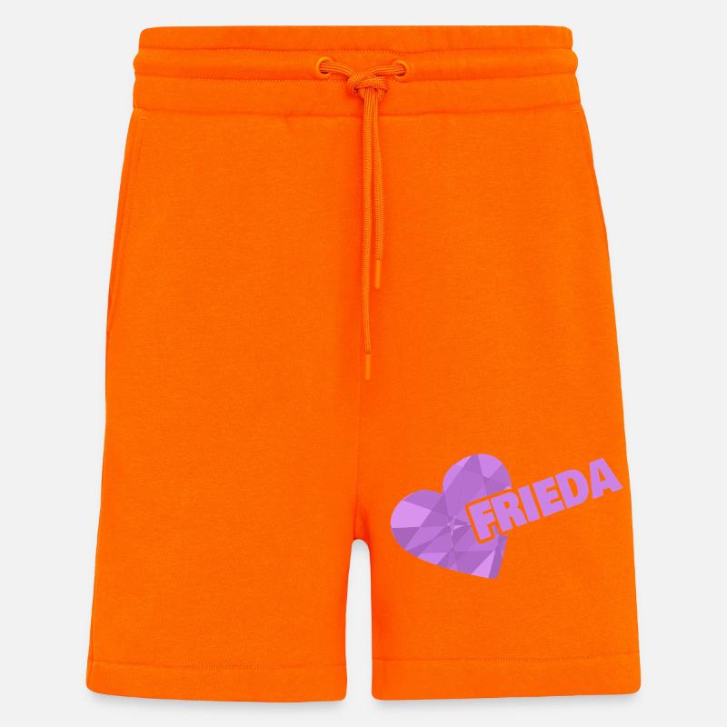 Frieda als Krone - Shorts - made by SPREAD - SUNSET ORANGE