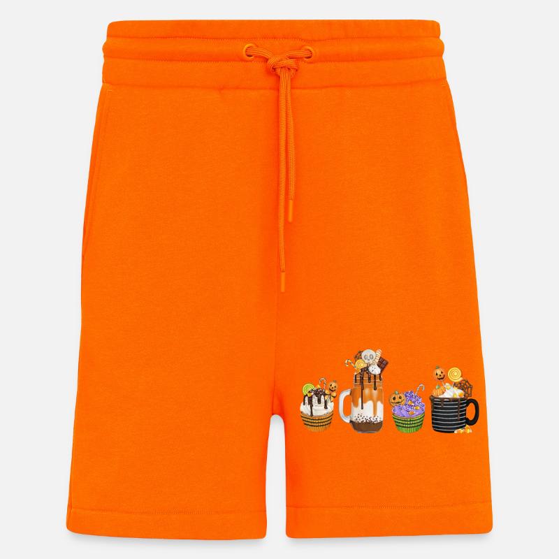 🎃 Süße Halloween Versuchung – Cupcakes & Drinks  - Shorts - made by SPREAD - SUNSET ORANGE
